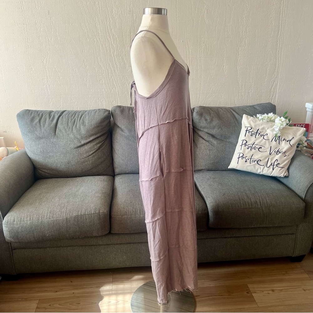 Ces Femme Wide Leg Taupe Jumpsuit - Picture 9 of 12